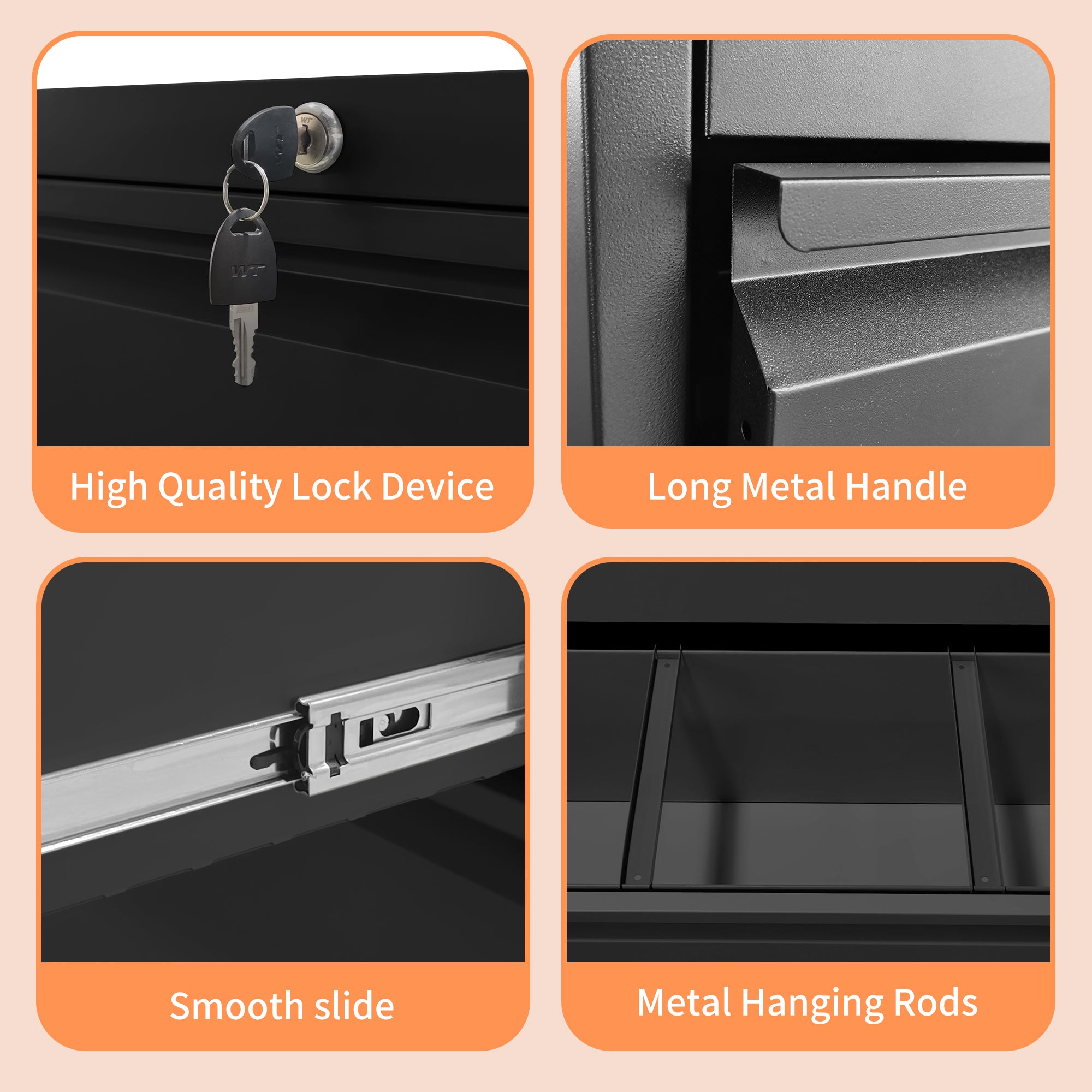 Lateral File Cabinet 3 Drawer
