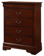 Louis Phillipe G3100-BC 4 Drawer Chest - Cherry