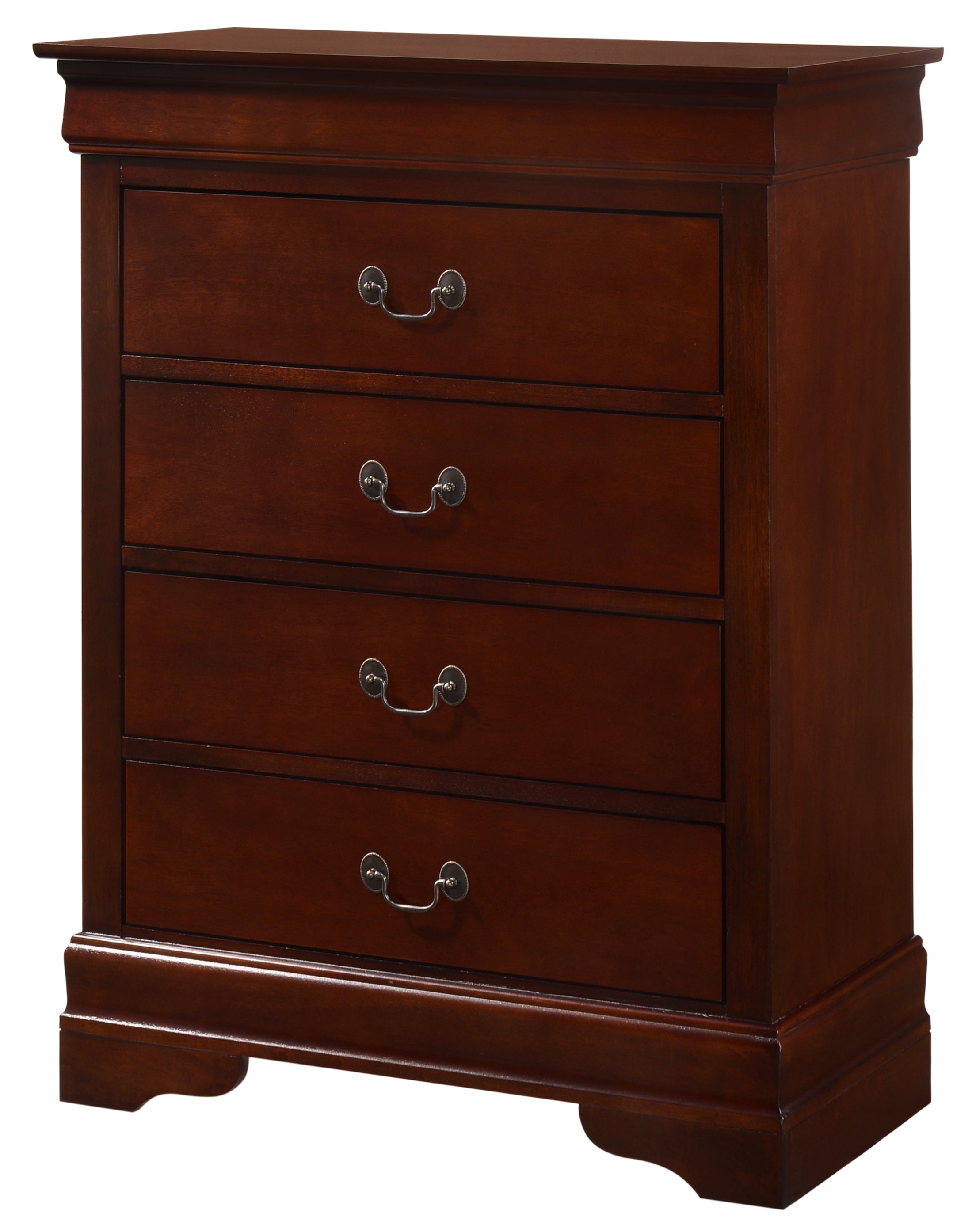 Louis Phillipe G3100-BC 4 Drawer Chest - Cherry