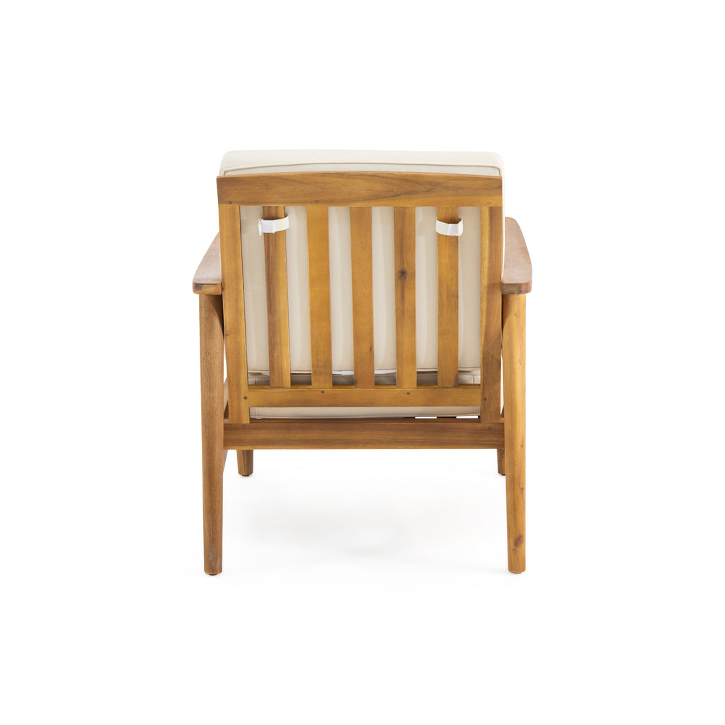 Club Chairs Laurent 500lbs Capacity Acacia Outdoor