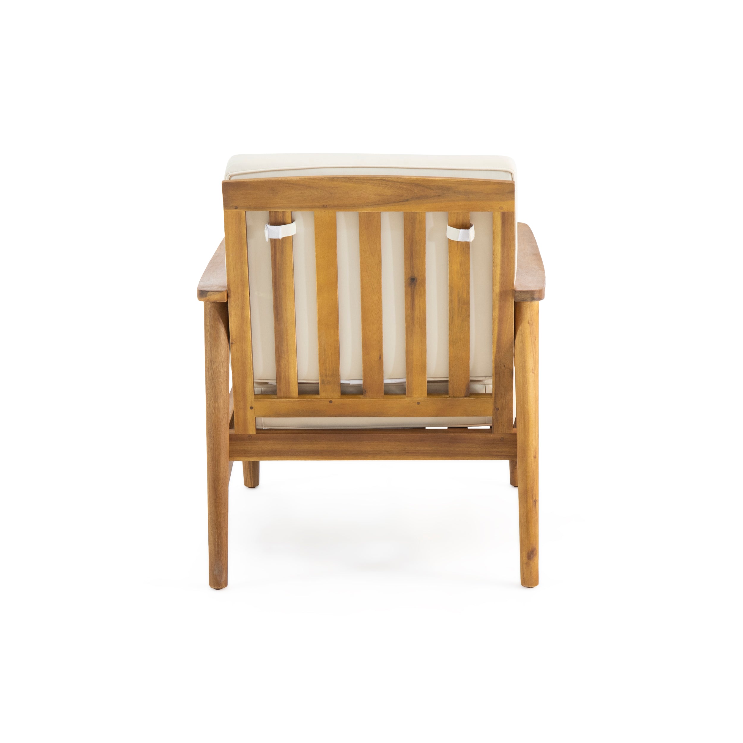 Club Chairs Laurent 500lbs Capacity Acacia Outdoor