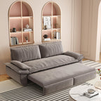 73.2" Queen Pull Out Sofa Bed - 3-in-1 Convertible Sleeper Sofa