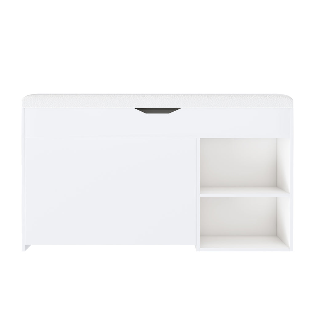 Entryway Bench with Shoe Storage