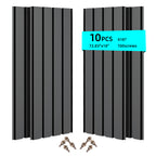 72.8-Inch Galvanized Metal Roof Panels - 10 Pack