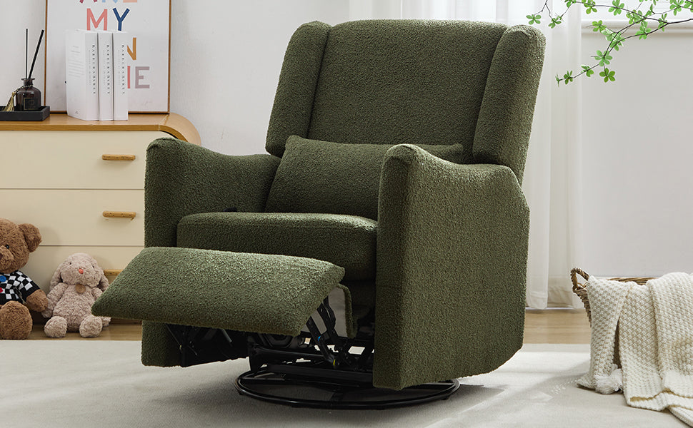 29.5'' Wide Wingback Swivel Rocker Recliner Chair