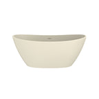 61 Inch Freestanding Solid Surface Soaking Bathtub