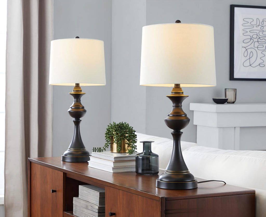 Montgomery 29" Contemporary Metal Table Lamp in Oil Rubbed Bronze
