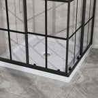 Goodyo Corner Shower Door 36 in. D x 36 in. W x 72 in. H