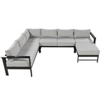 U-Style U-Shaped Outdoor Sectional Sofa Set
