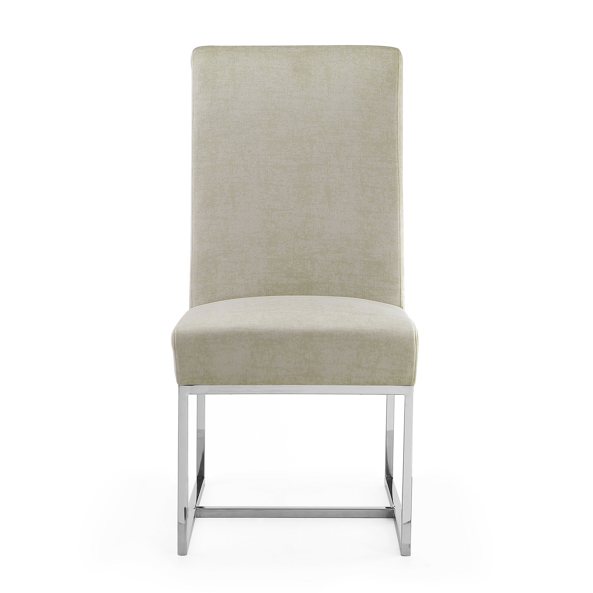 Element Metal Velvet Dining Chair in Champagne