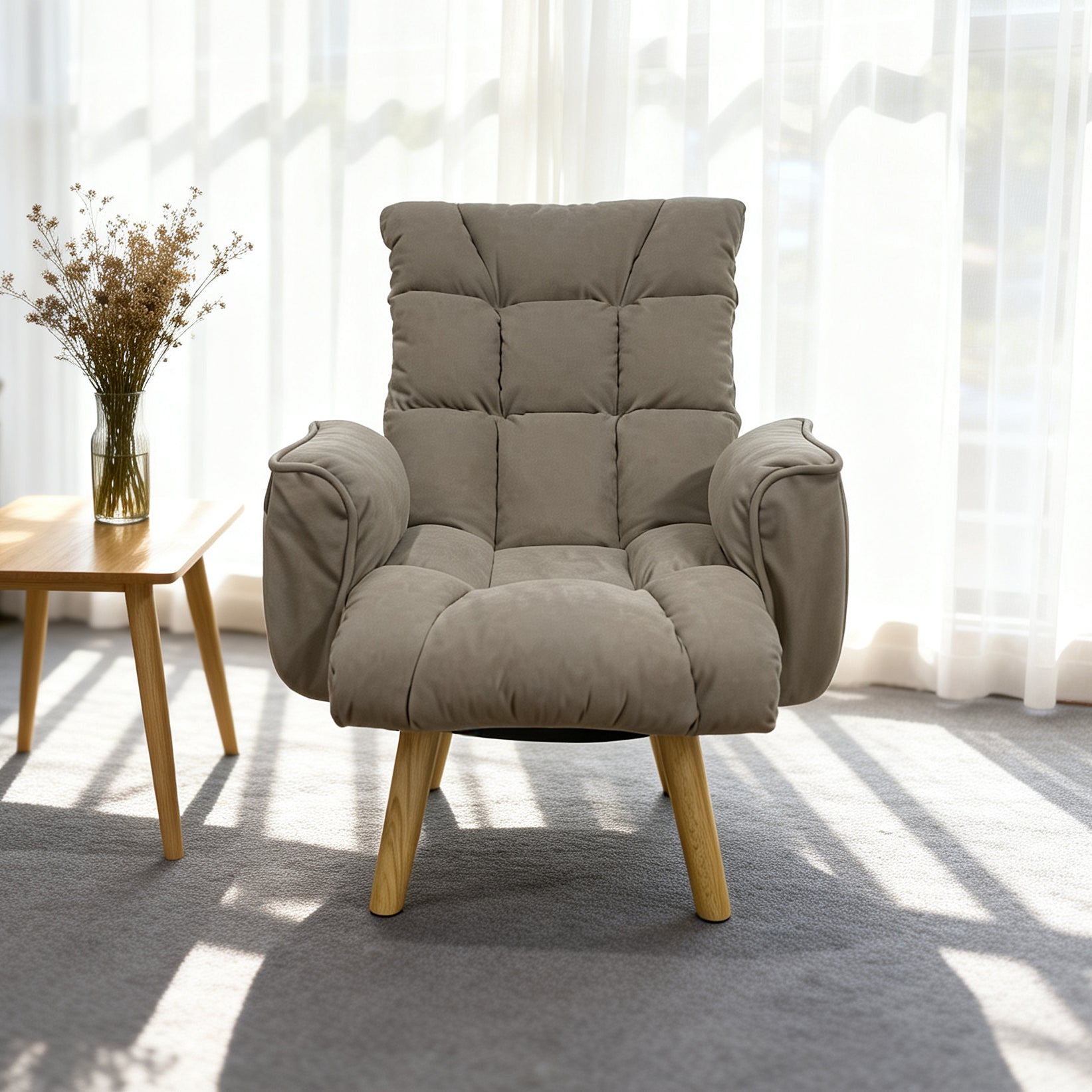 Rotatable Adjustable Back Lazy Sofa Lounge Chair