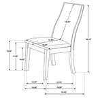 Holloway Chocolate 5-Piece Dining Set