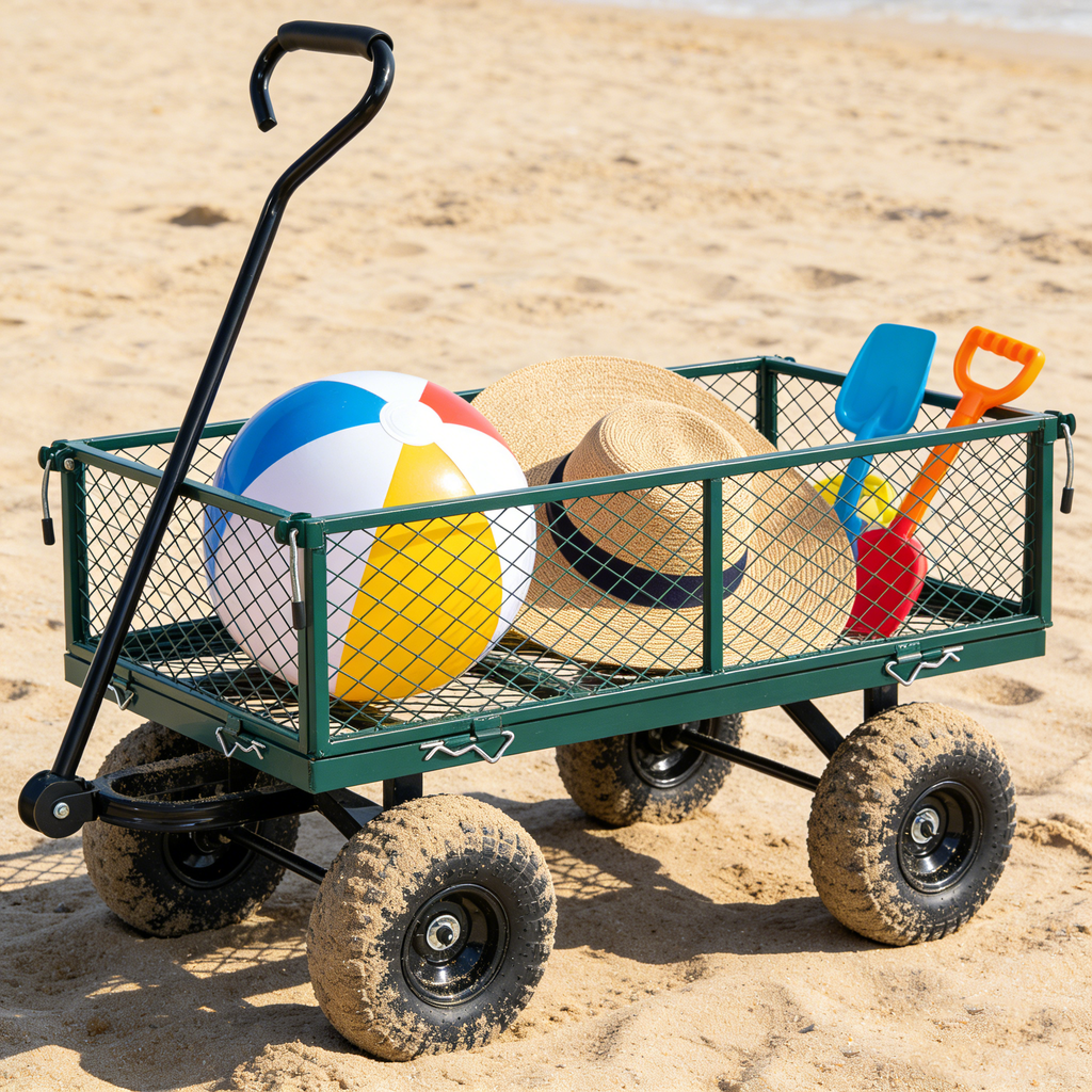 Wagon Cart Garden Cart – Green