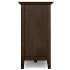 Bedford 62 inch Wide Solid Wood Wide Storage Cabinet in Dark Tobacco