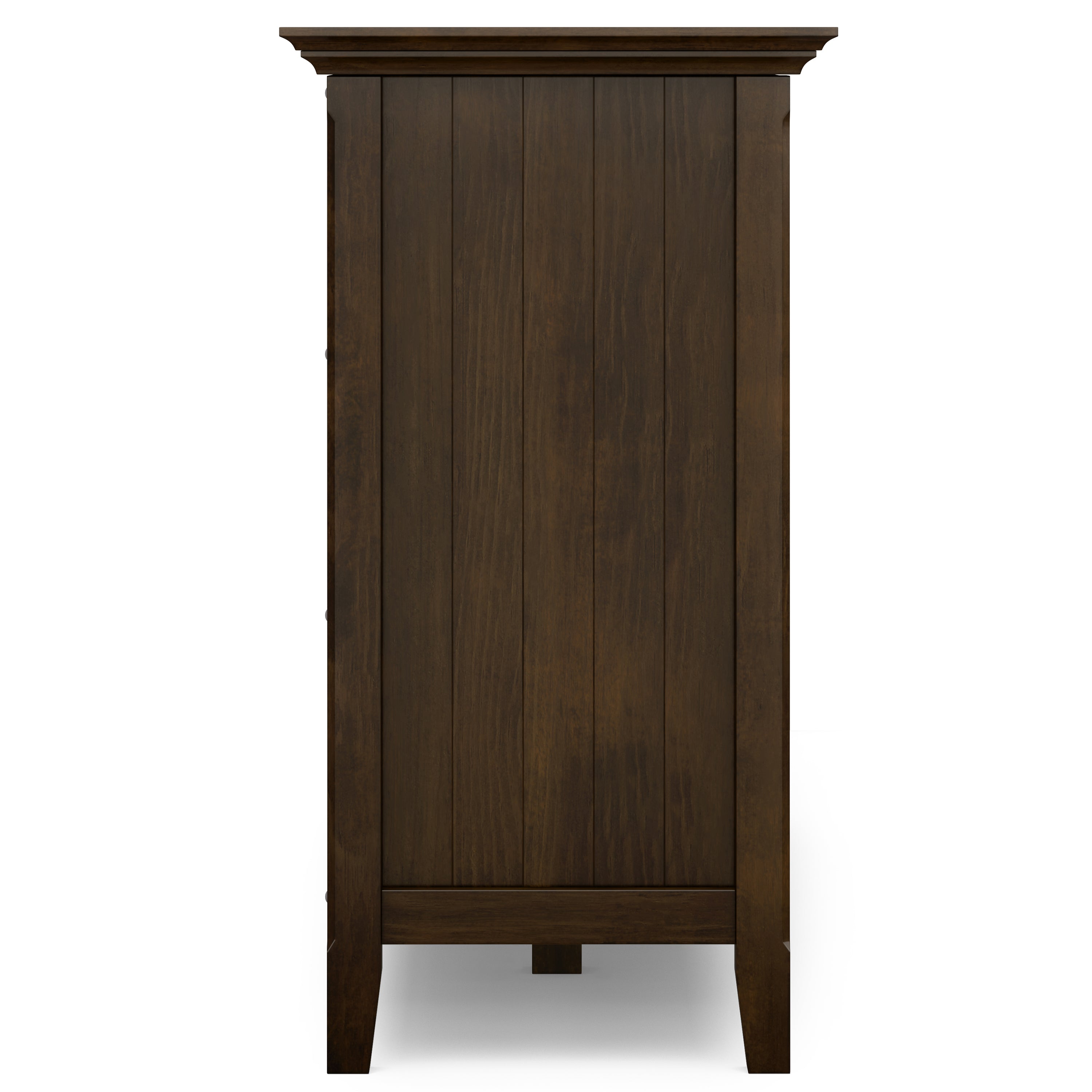 Bedford 62 inch Wide Solid Wood Wide Storage Cabinet in Dark Tobacco