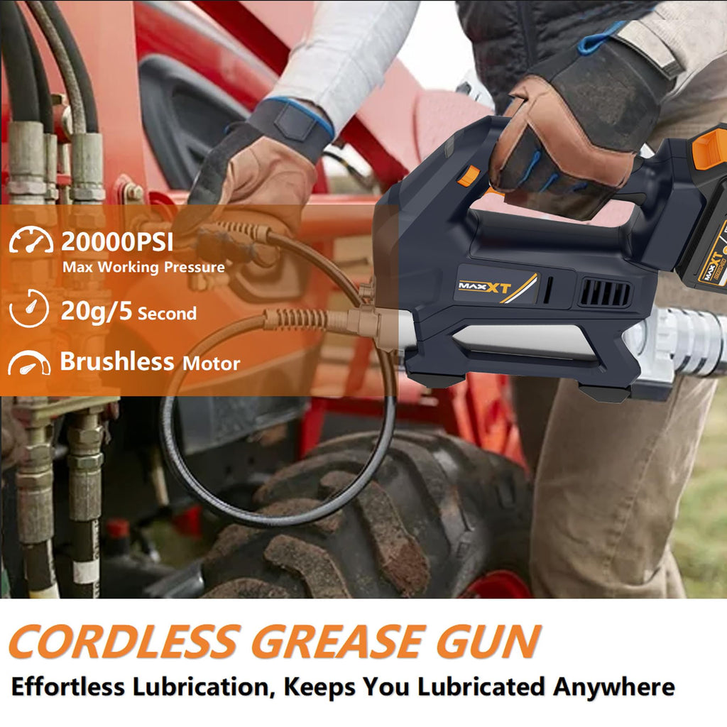 Heavy Equipment Grease Gun Cordless