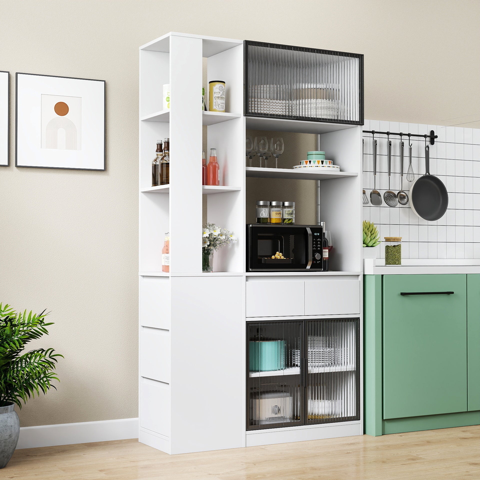 70.87" Tall Storage Cabinet