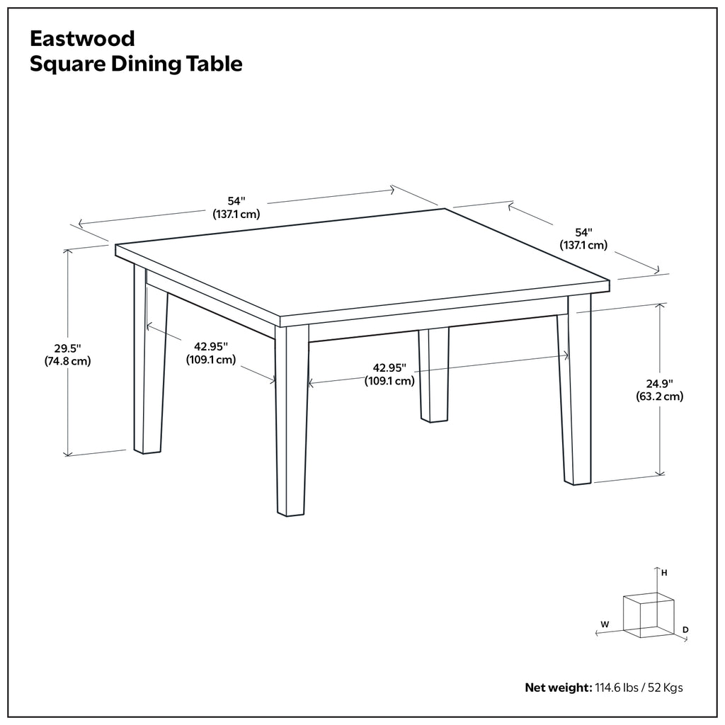 Eastwood Square Dining Table