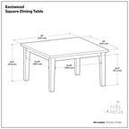 Eastwood Square Dining Table