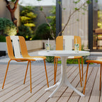 Summer 4-Pack Modern Striped Color Block Chairs