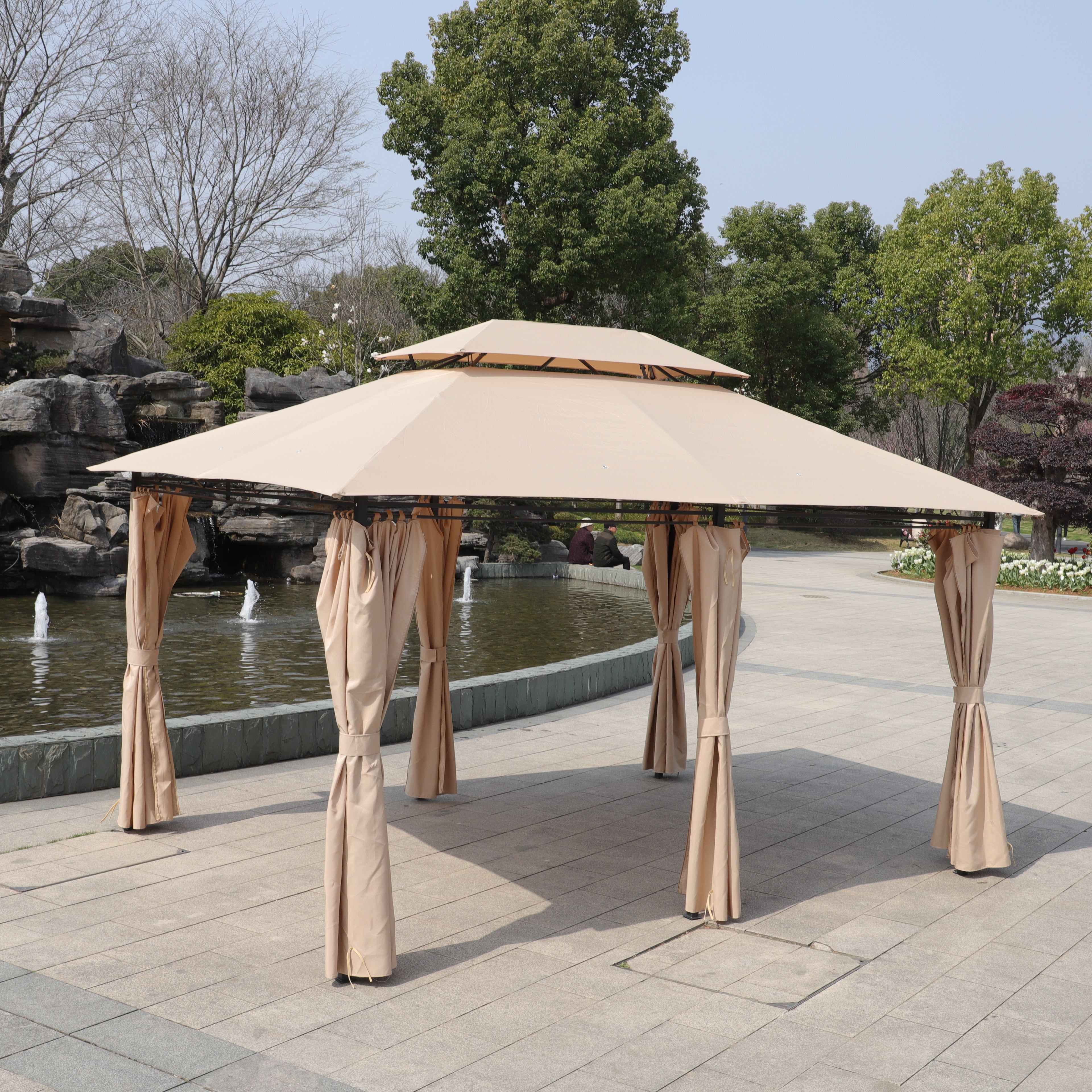13x10 Outdoor Patio Gazebo Canopy Tent