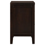 Garrett Cappuccino 2-Drawer Rectangular Nightstand