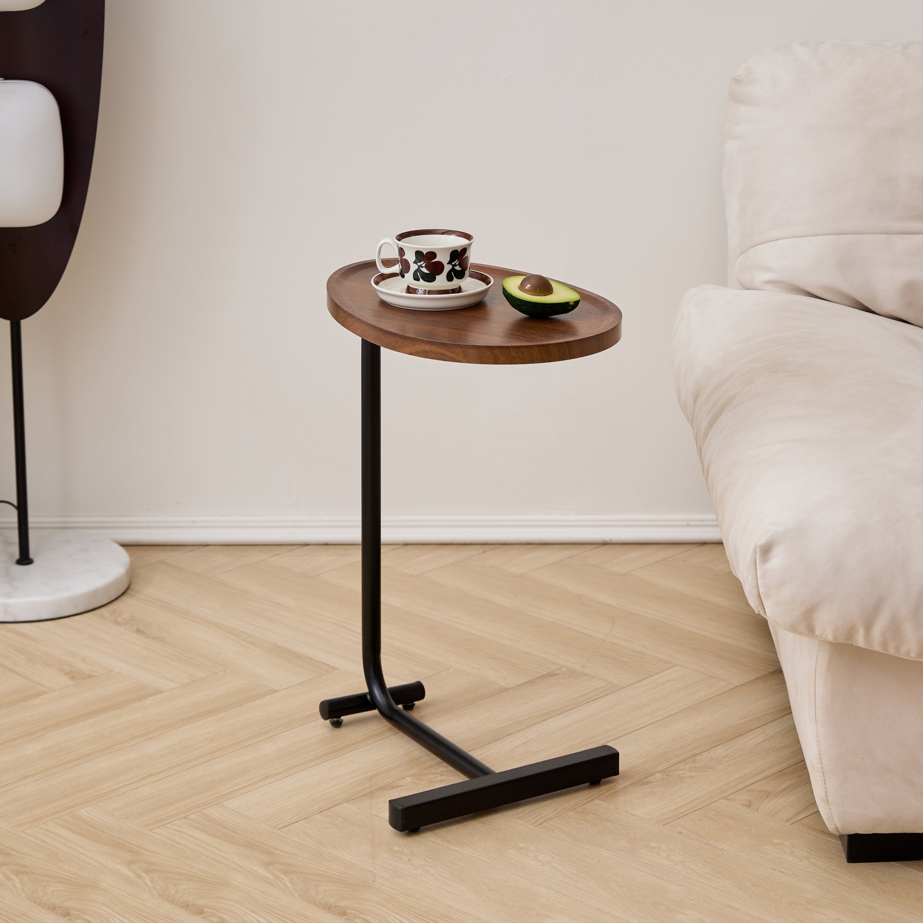 2-Piece C-Shaped Side Table Set