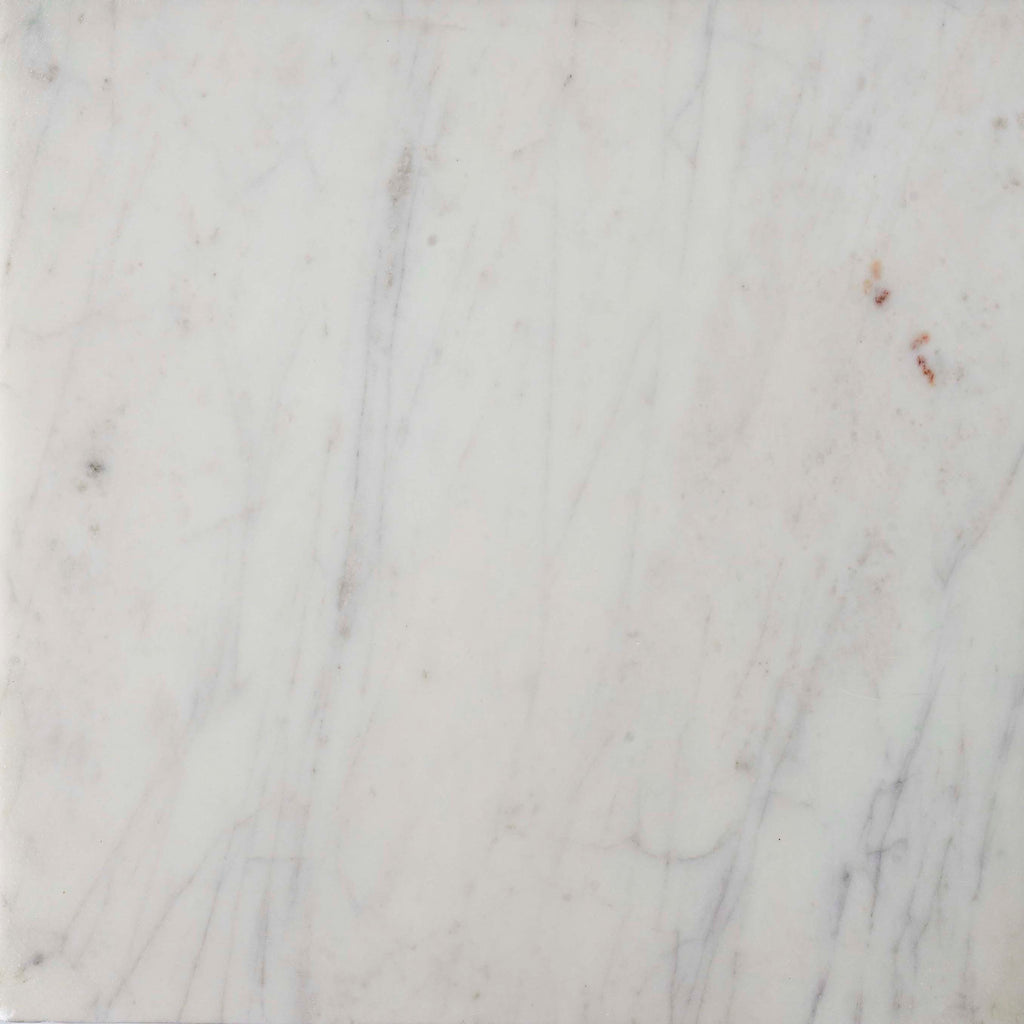 Osborne 36 Inch Wide Genuine Marble and Iron Contemporary Dining Table
