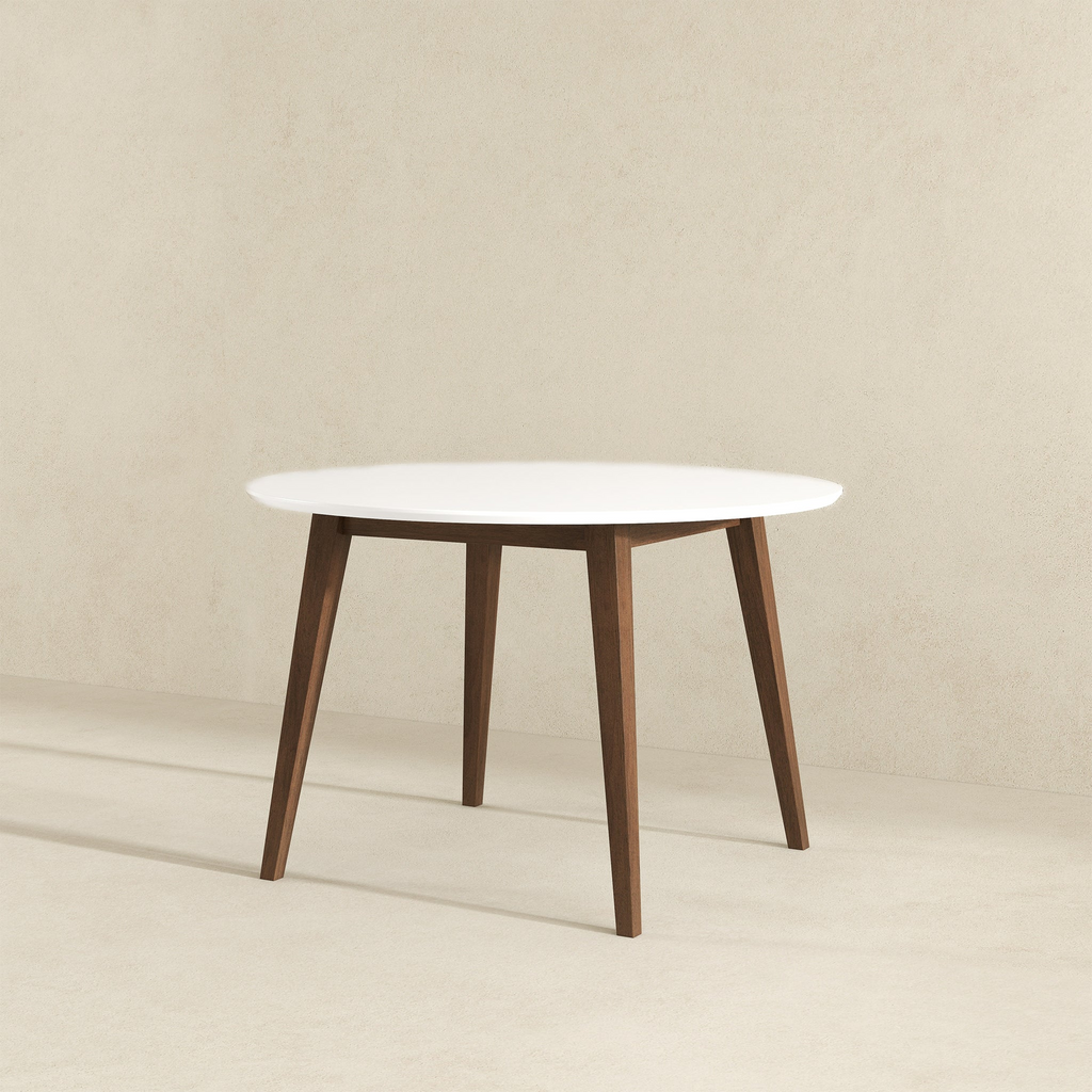 Paloma Mid-Century Modern Round Dining Table