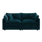 Modern Fabric Loveseat Sofa Couch for Living Room