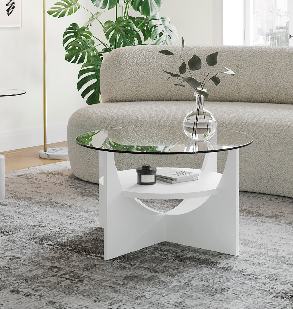 U Shaped Contemporary Coffee Table