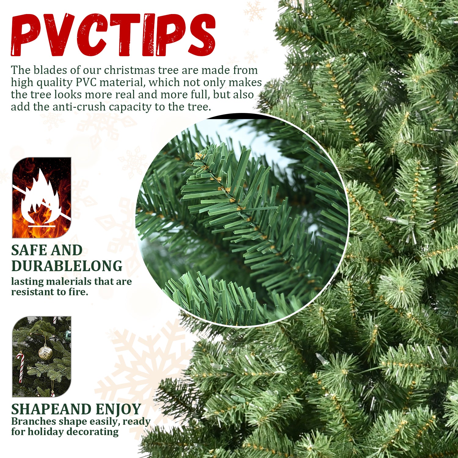 5ft Pre-Lit PVC Christmas Tree