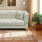 FX-P83-2PC Sofa Set - Modern Velvet Upholstered