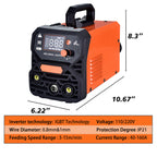 Dual Voltage 4-in-1 Welding Machine, MMA/MIG-160 Pro