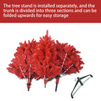 Vibrant All-Red Christmas Tree - 5FT