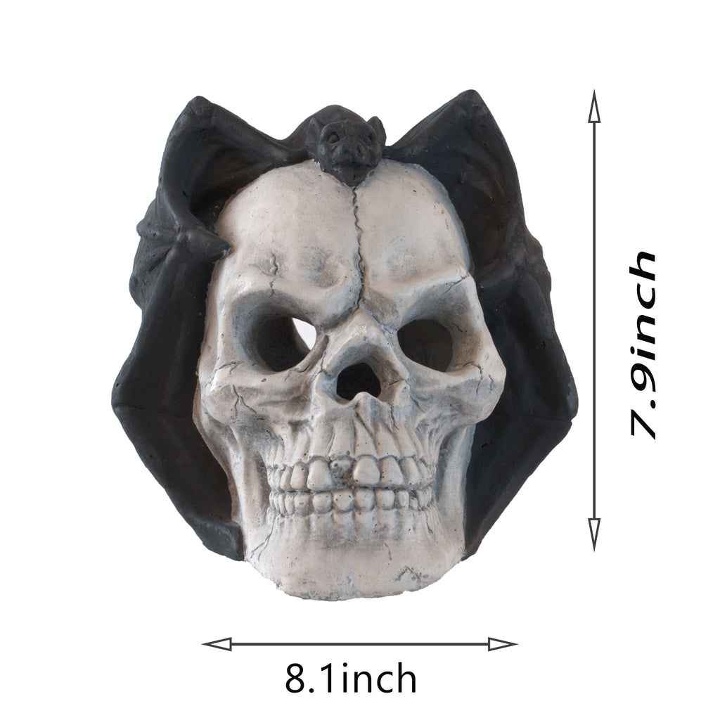 Demon Skull Gas Log for Ventless Fireplaces
