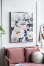 32.3x40.2" Sarah Framed Floral Wall Art