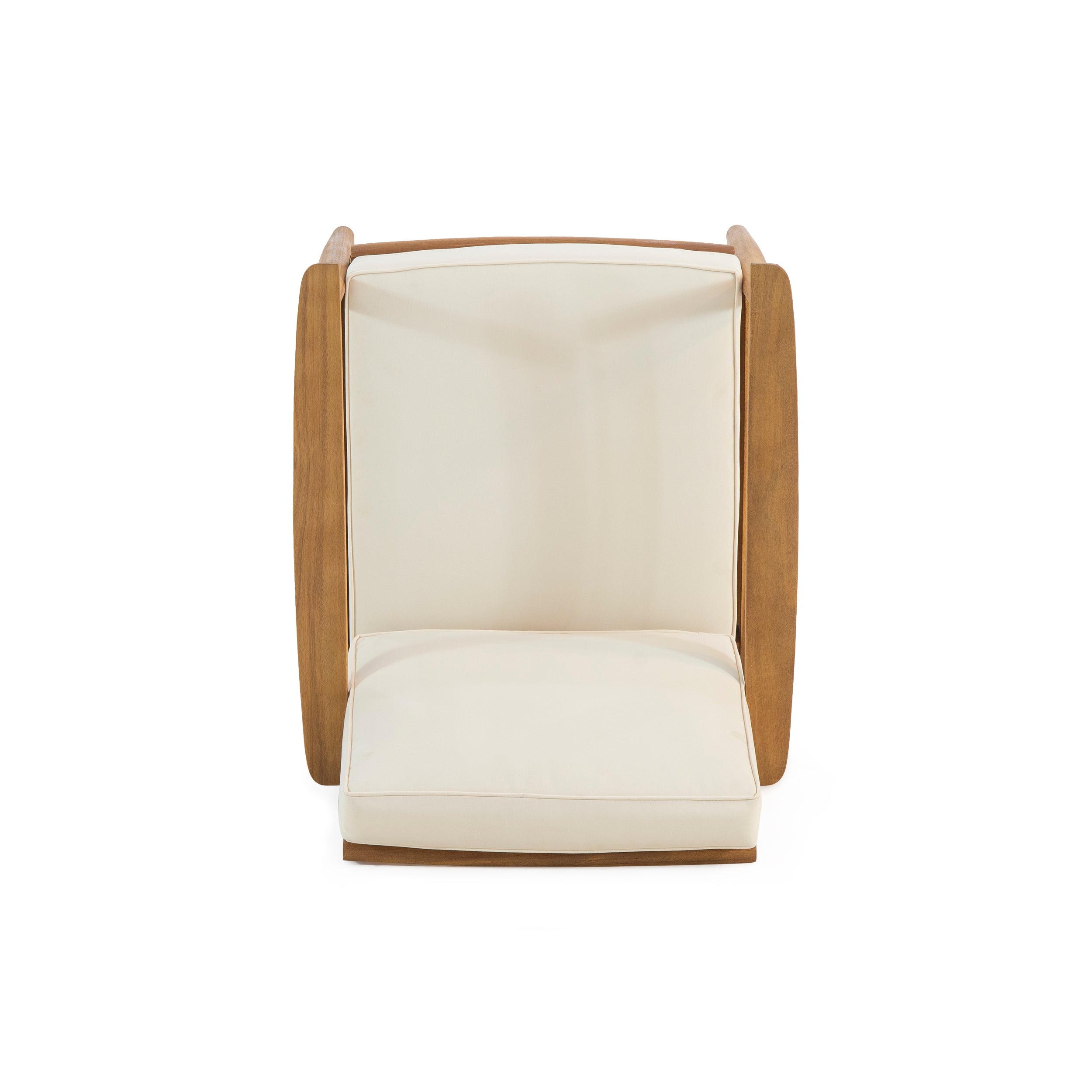 Club Chairs Laurent 500lbs Capacity Acacia Outdoor