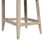 Newport 26.5" Coastal Curved Back Upholstered Counter Stool
