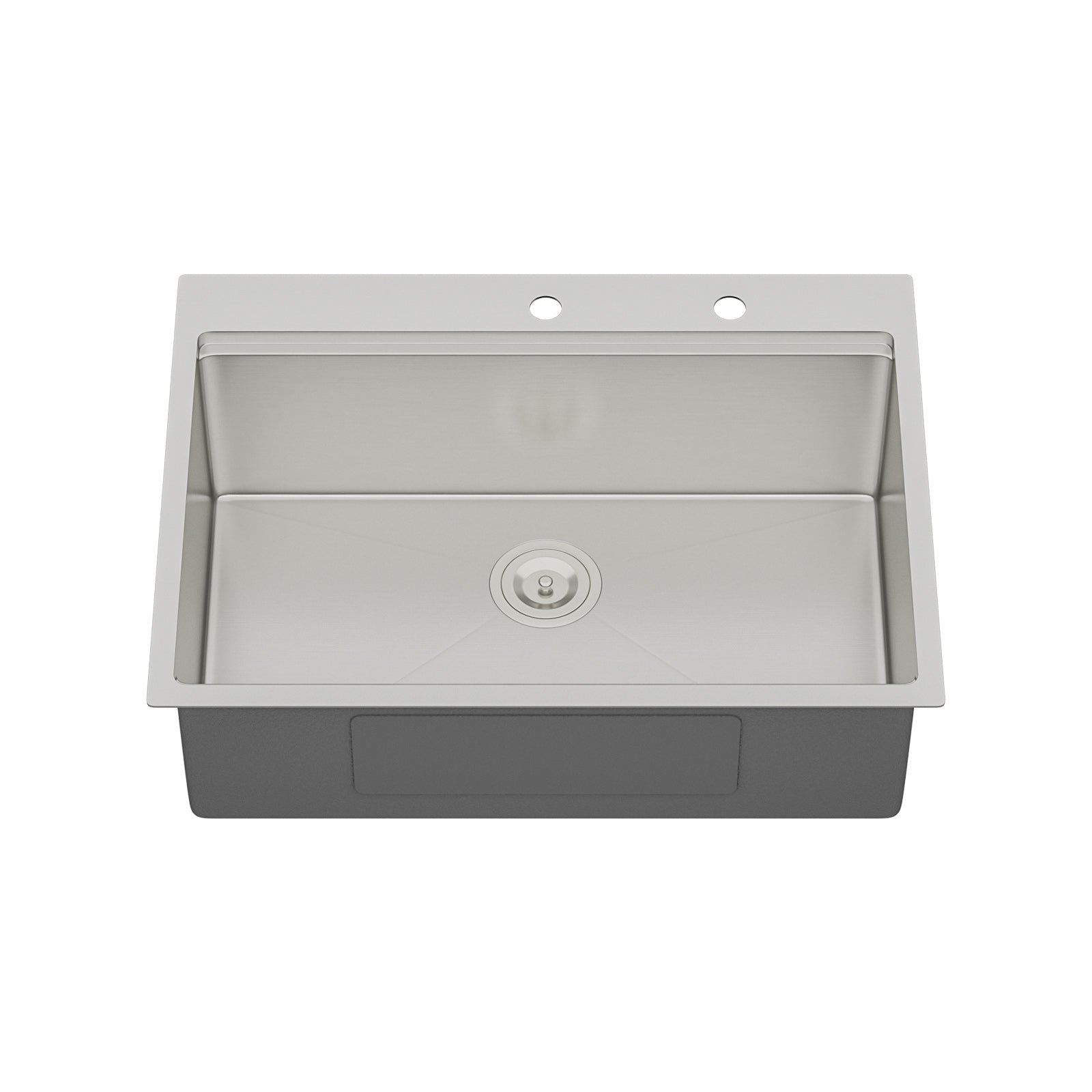 30 Drop Kitchen Sink - 30 x 22 x 10 Inch Kitchen Sink Drop-in Topmount Single Bowl