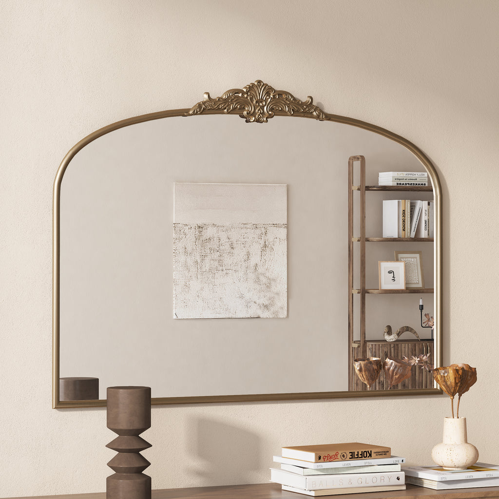Vintage Arched Wall Mirror