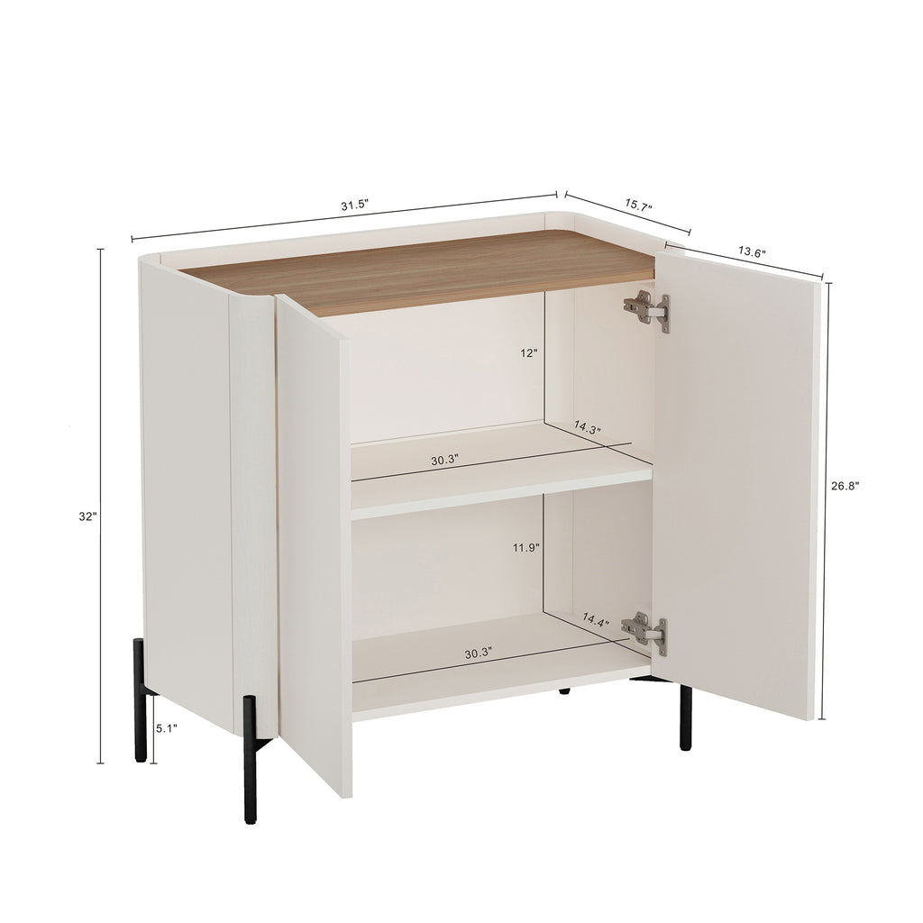 Abbey 32" Accent Cabinet in Maple