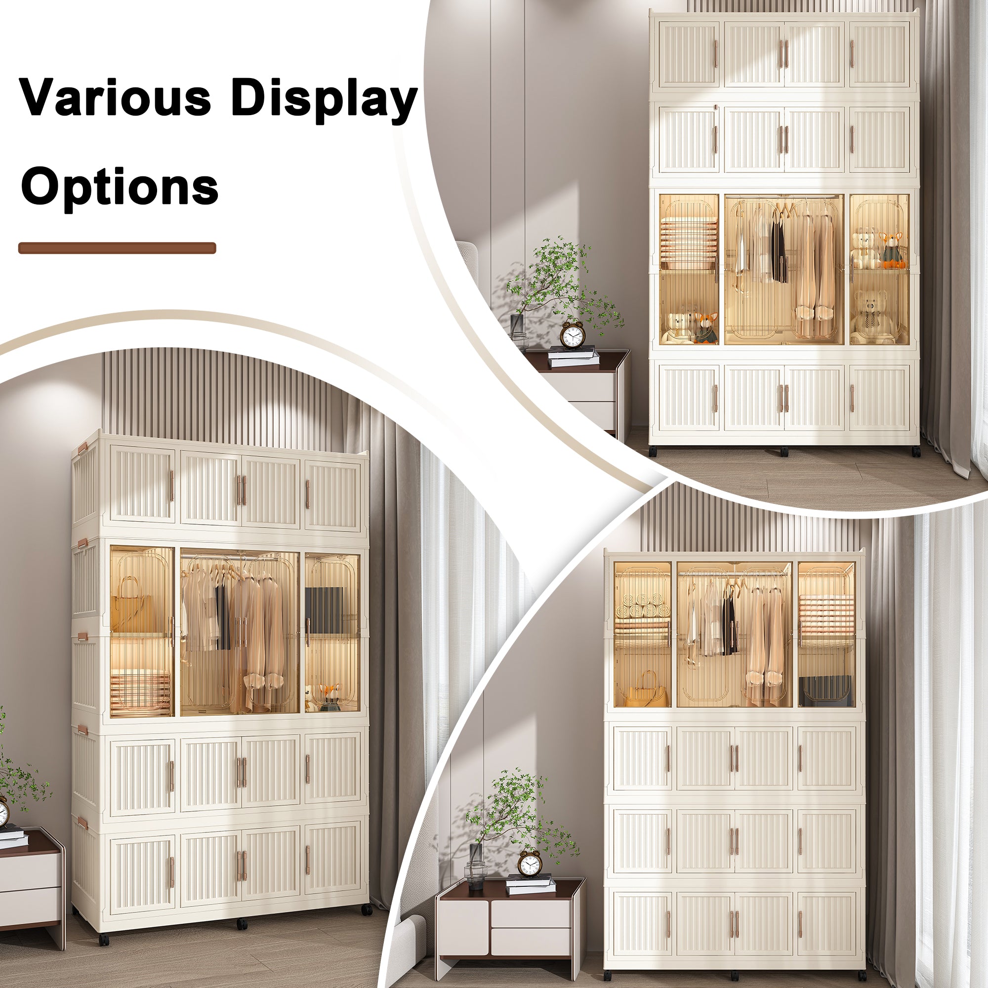 Portable Wardrobe Closet Storage Organizer