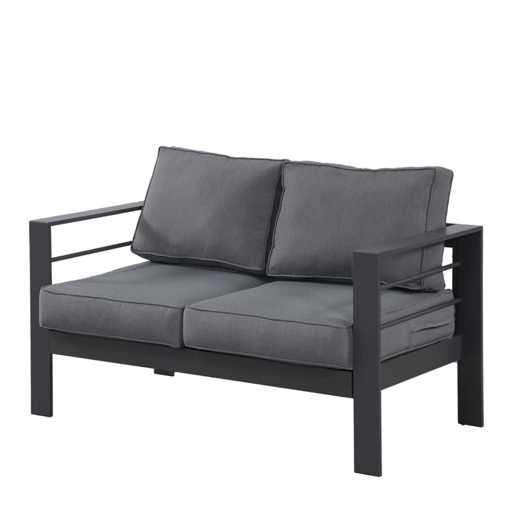 50" All-Weather Aluminum Patio Loveseat