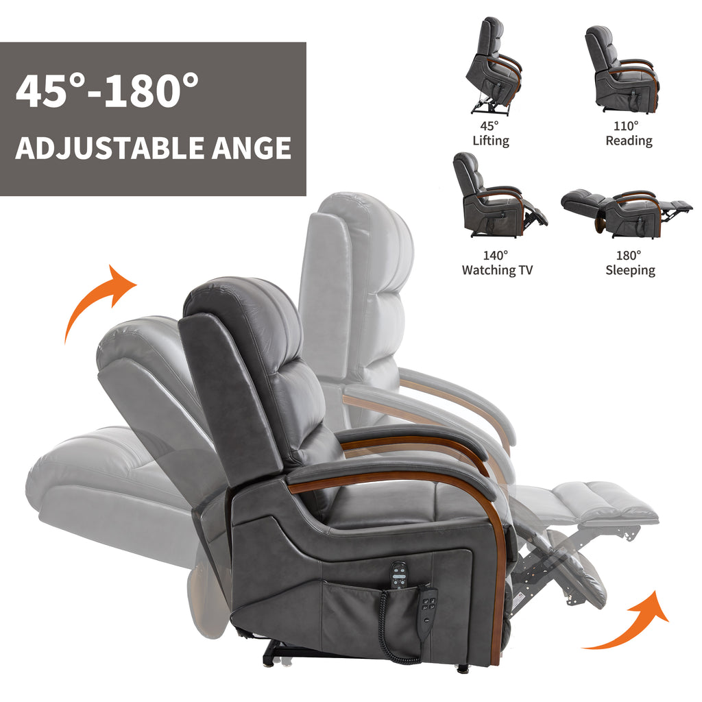 Power Dark Recliner Chair