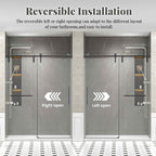 Frameless Single Sliding Shower Doors