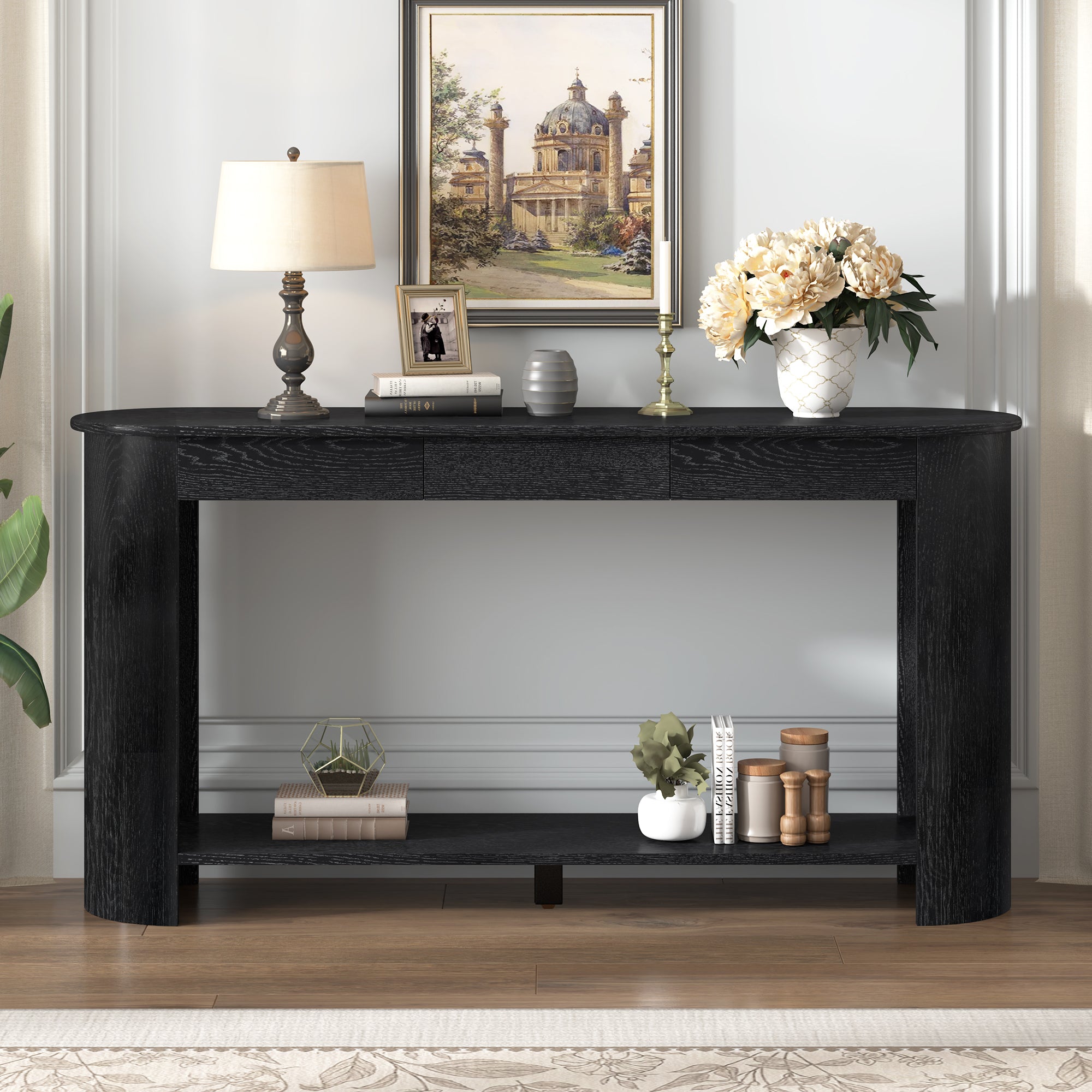 U_Style 59.8'' Modern Console Table