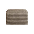 Camel Plush Corduroy Sofa Ottoman