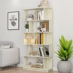 Modern 5-Tier Open Storage Bookcase