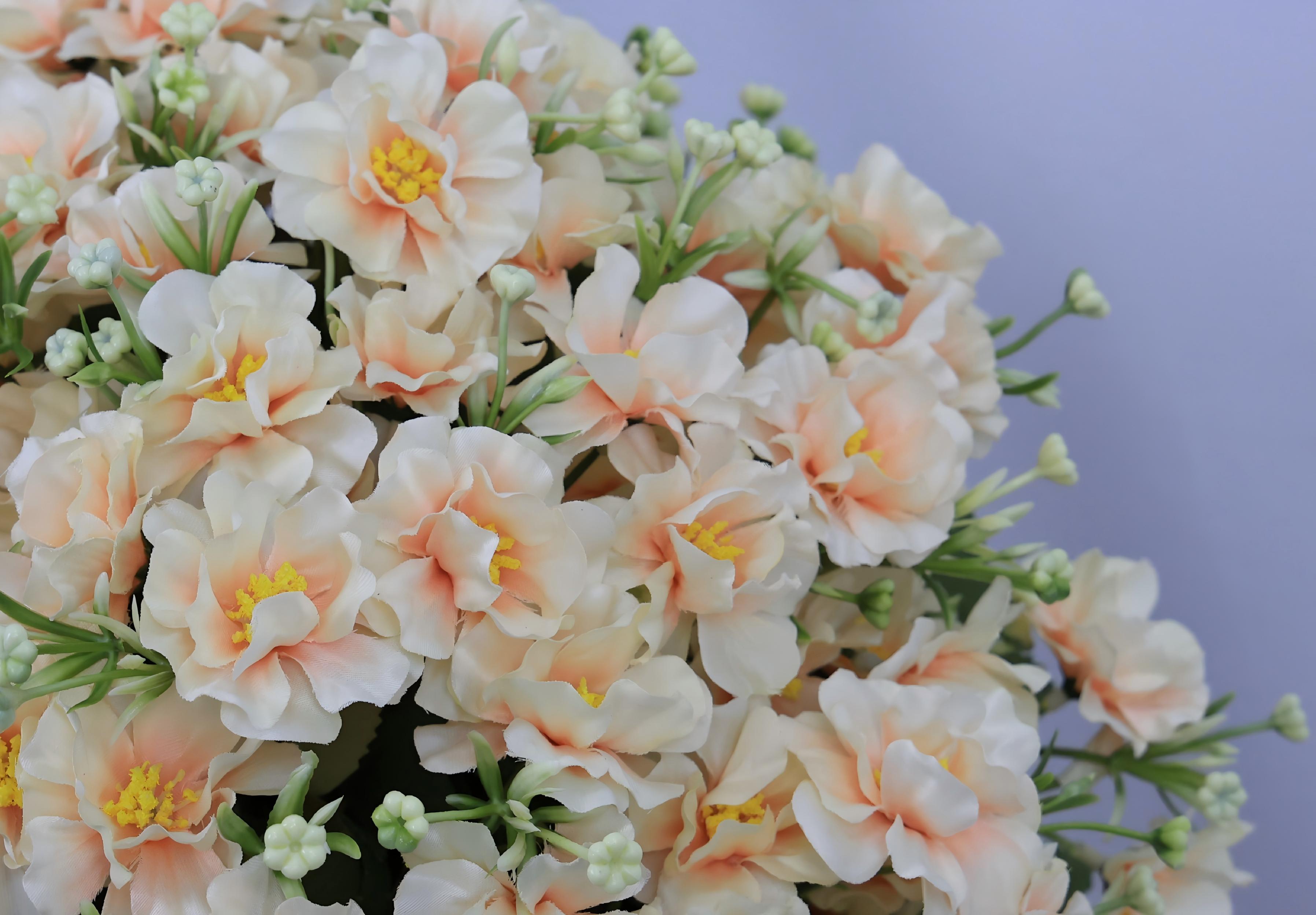 24-Inch Faux Flower Artificial Snow Lotus Potted Plant